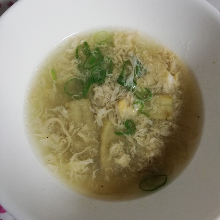 ごぼうの卵スープ